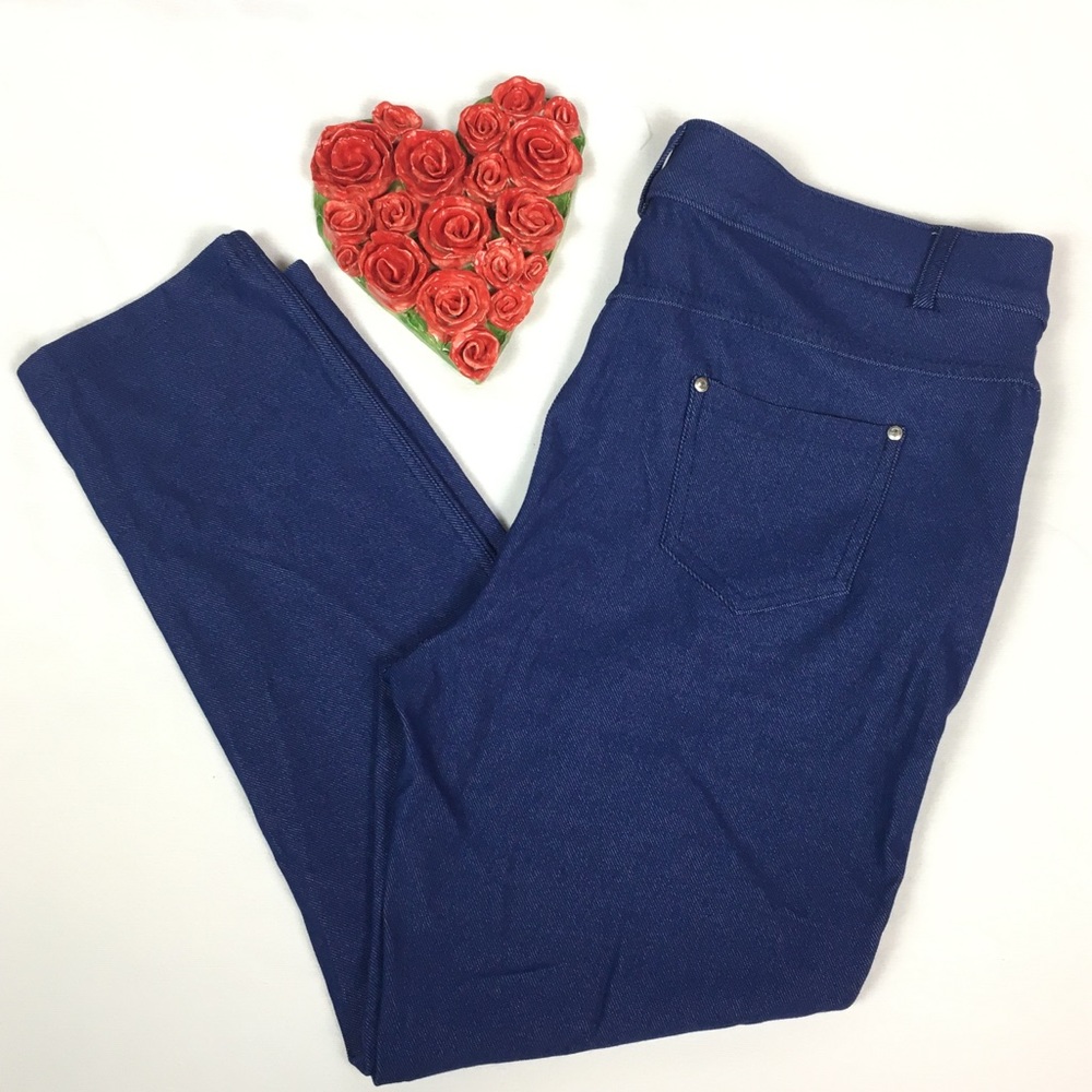 ☘️Capri Jegging Denim Blue
